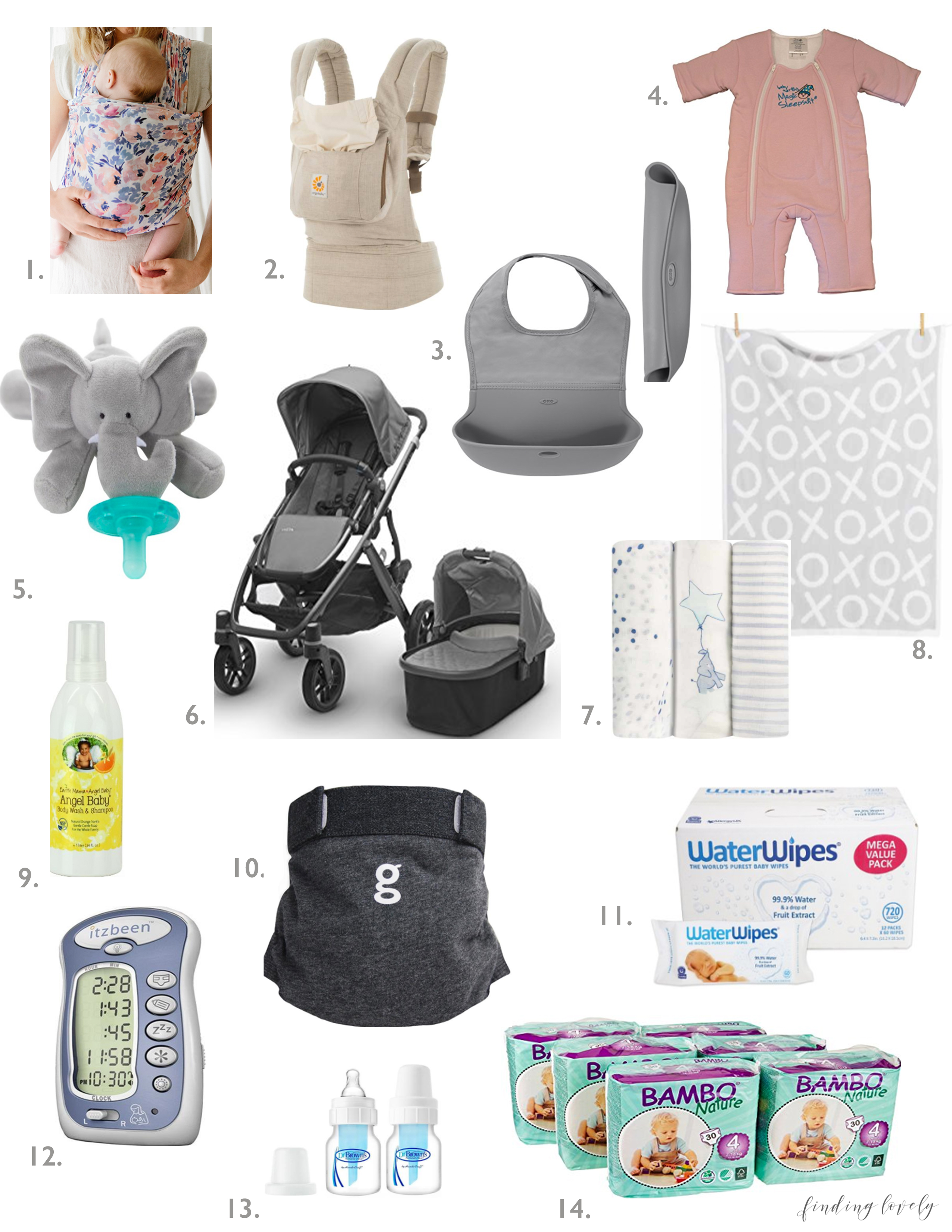 Must Have Baby Products - Finding Lovely