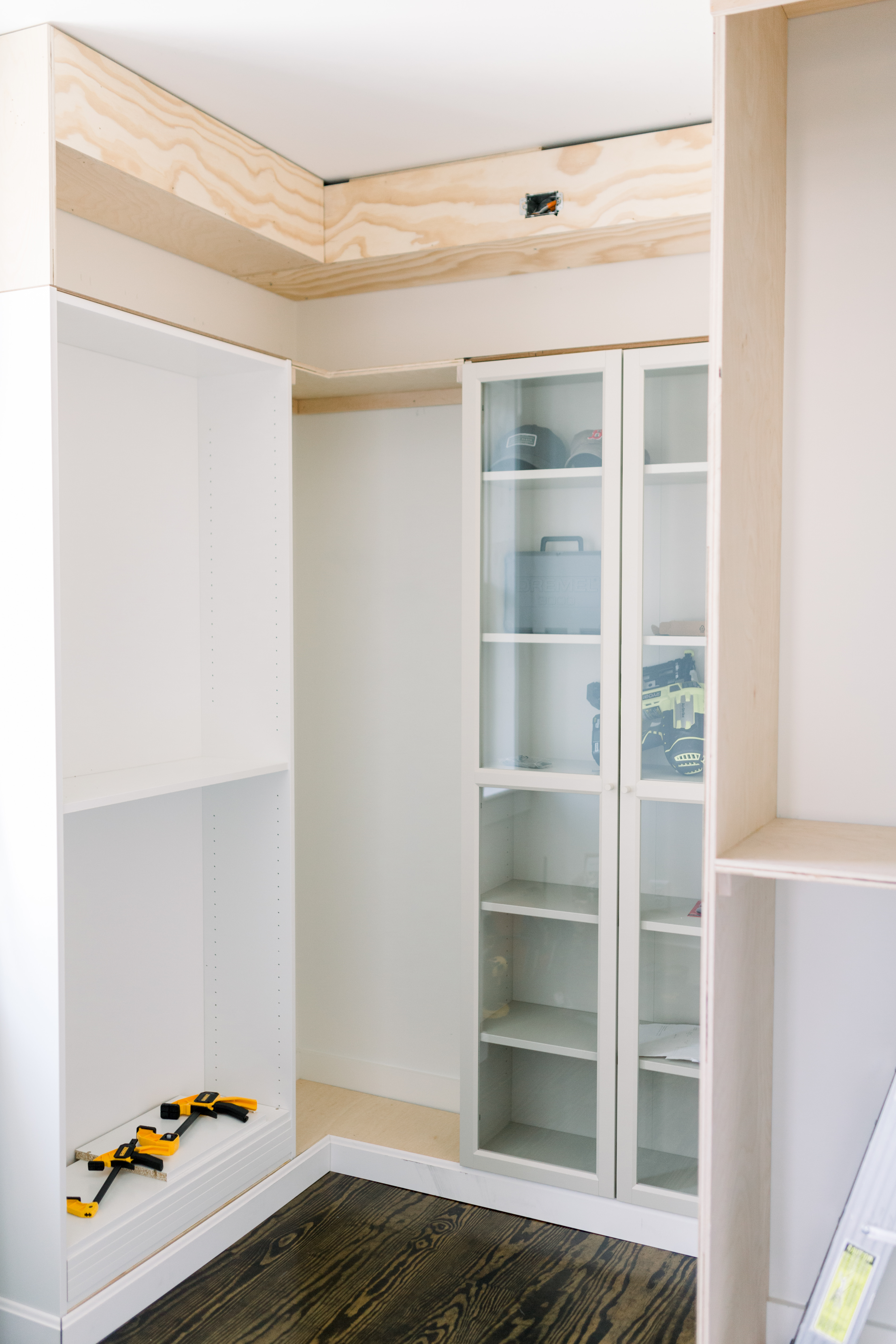 Master Closet Diy Part I Finding Lovely, Ikea Billy Bookcase Size Chart