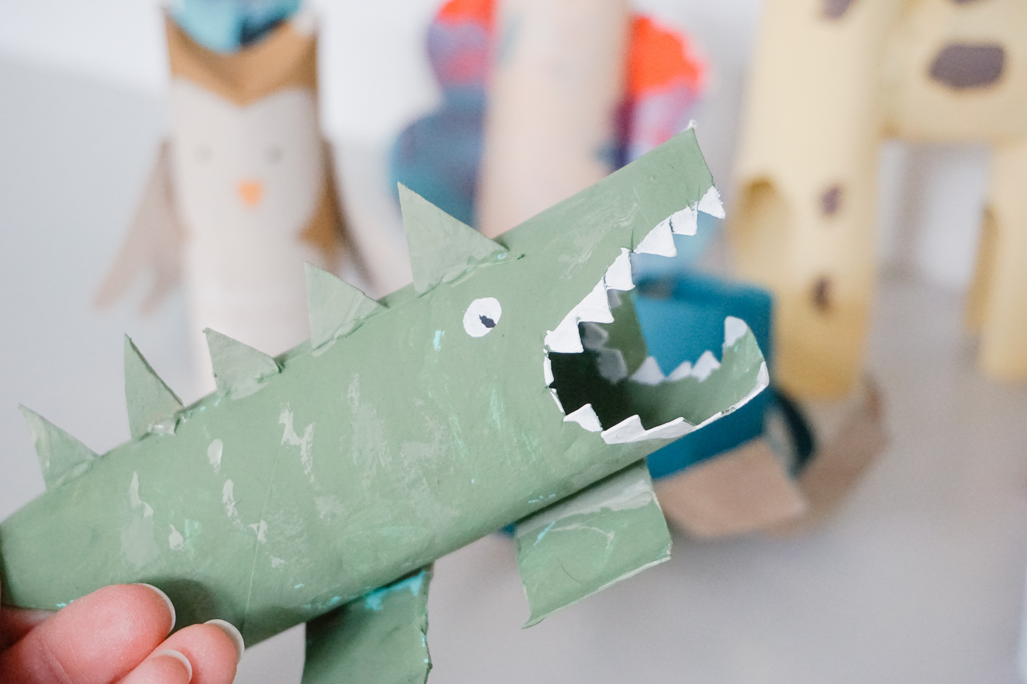 Toilet Paper Roll Animal Ornaments - Finding Lovely