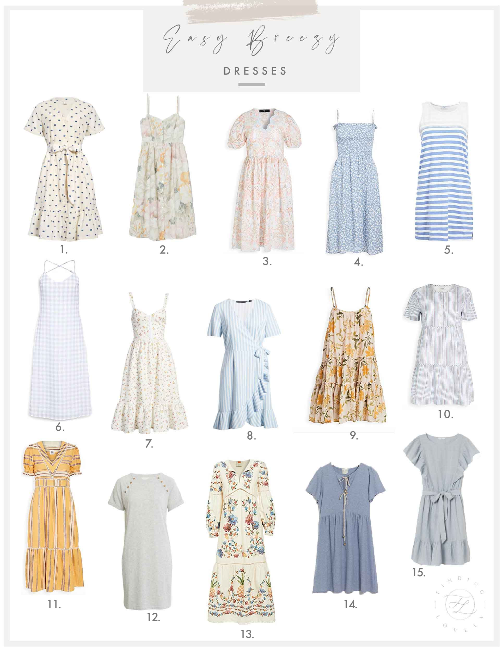 Easy Breezy Dresses - Finding Lovely