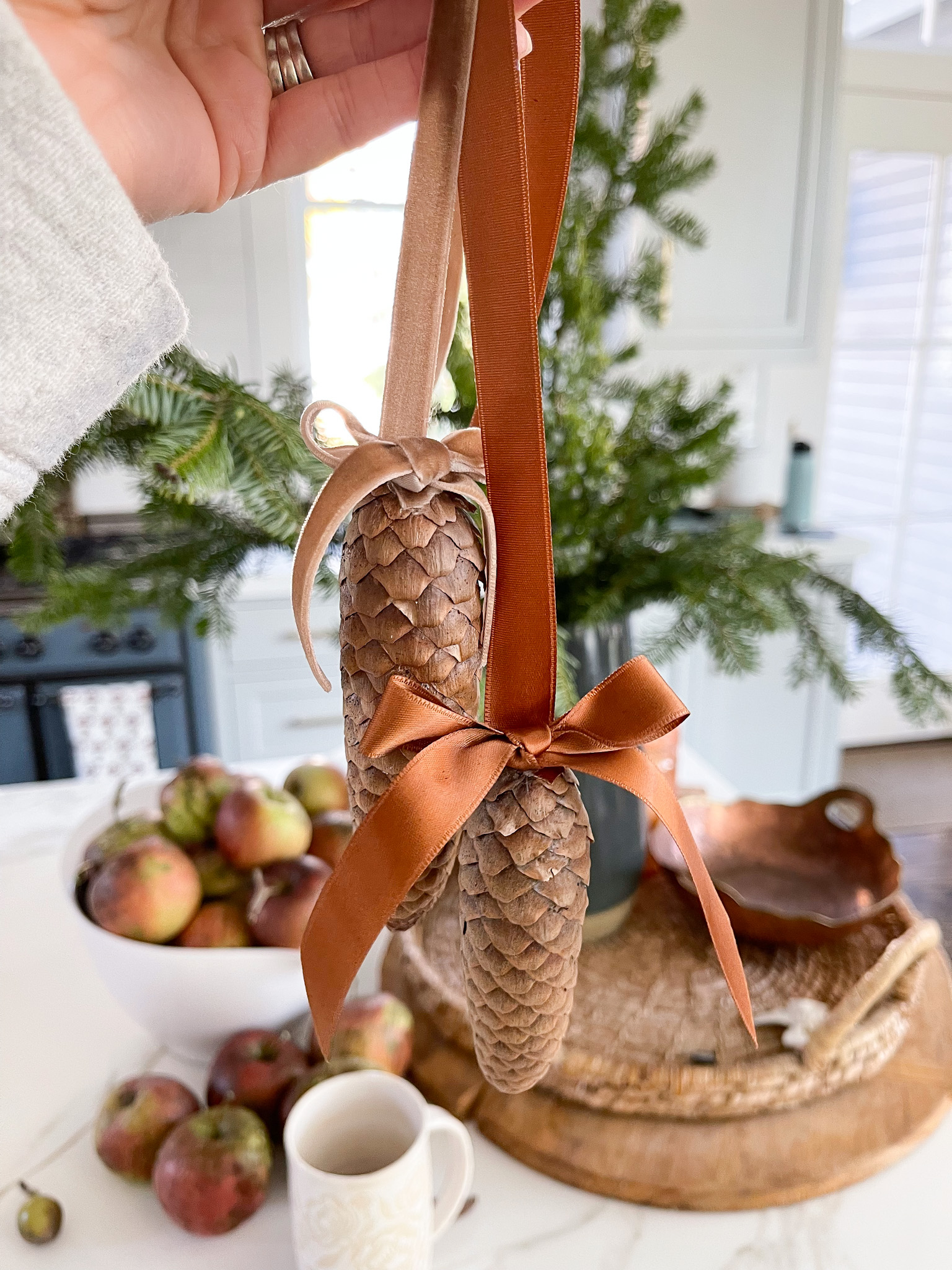 Pinecone Wreath - Finding Lovely