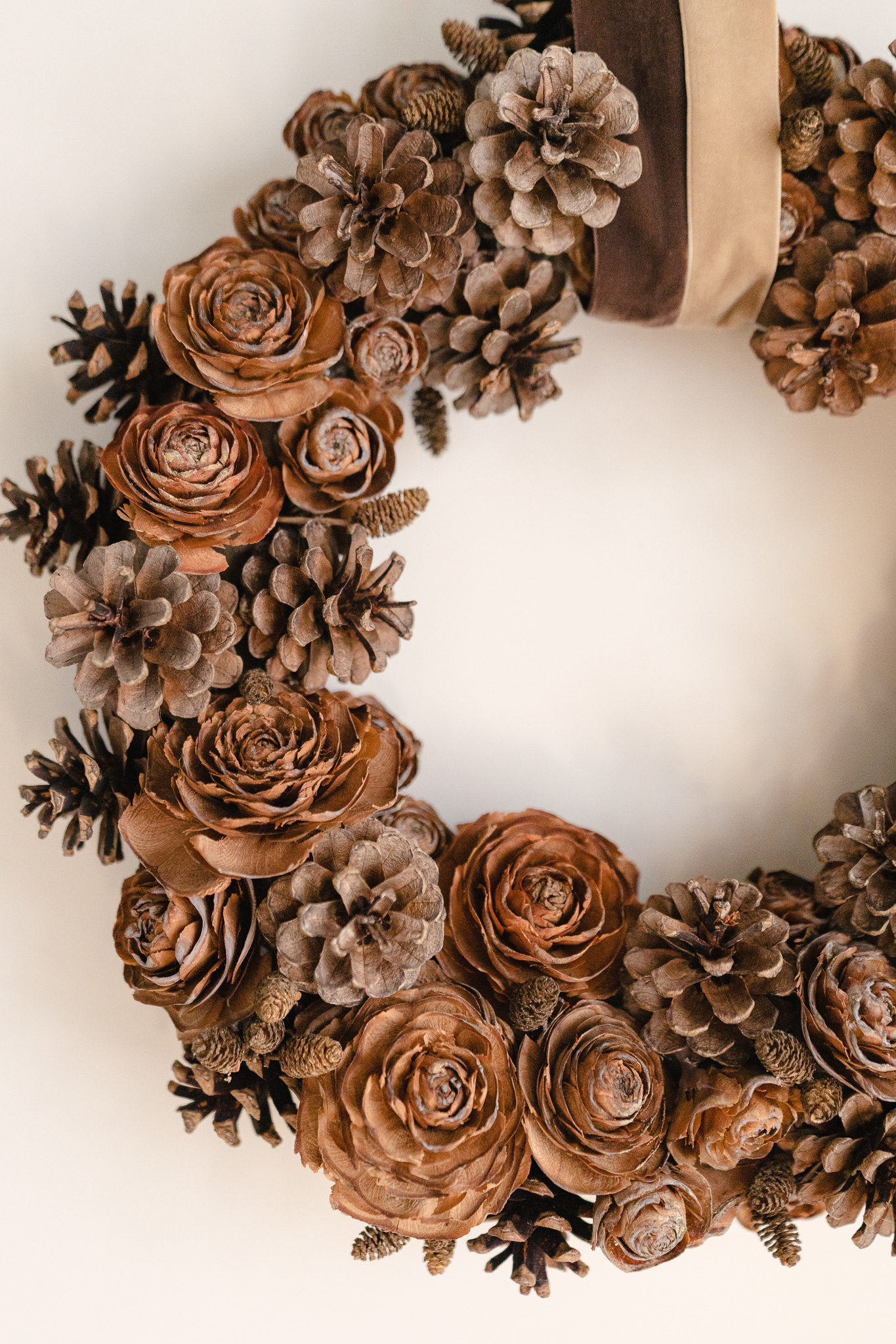 Pinecone Wreath - Finding Lovely