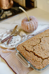 Baked Pumpkin Oat Bars