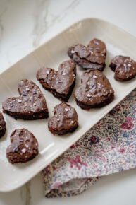 Valentine’s Day Heart Brownies